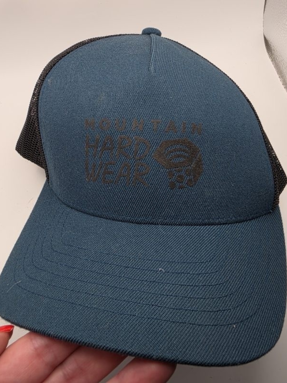 Mountain Hardwear Teal Trucker Hat